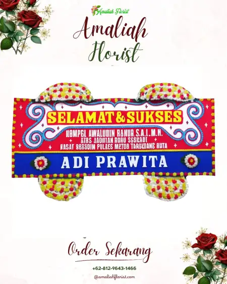 Papan Bunga Ucapan Selamat Guwa Kidul